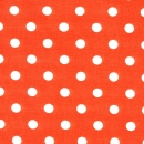 Basic weiße Dots auf orange 