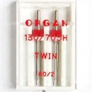 2 St. Twin-Nadeln 80-2 Organ 